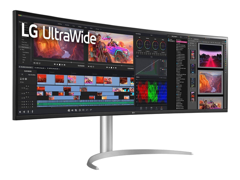 49" LG UltraWide 49WQ95C-W - 5120x1440 - 144Hz - Nano IPS - 90W USB HUB - KVM Switch