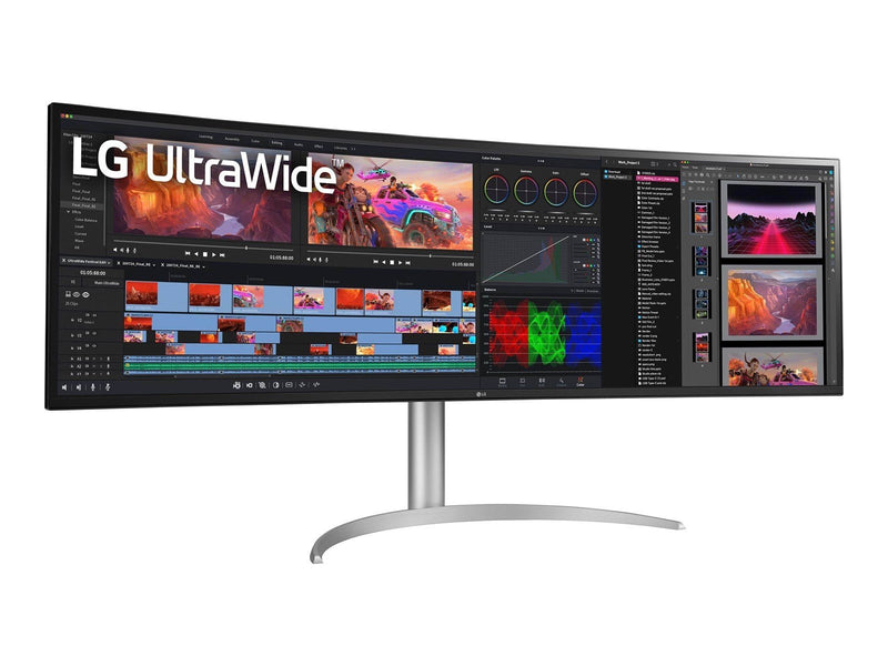 49" LG UltraWide 49WQ95C-W - 5120x1440 - 144Hz - Nano IPS - 90W USB HUB - KVM Switch