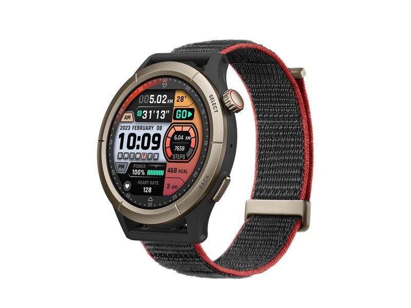Amazfit Cheetah Pro 47mm - Run Track Black (Titanium Alloy Bezel)