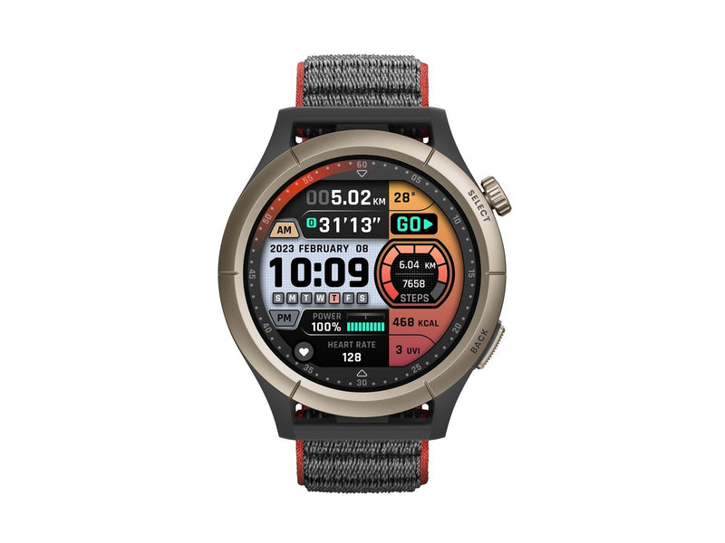 Amazfit Cheetah Pro 47mm - Run Track Black (Titanium Alloy Bezel)