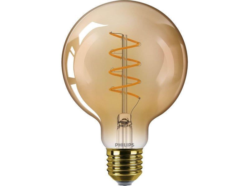 Philips LED-Lampe Globe G95 5,5W (40W) Flame Dimmable E27