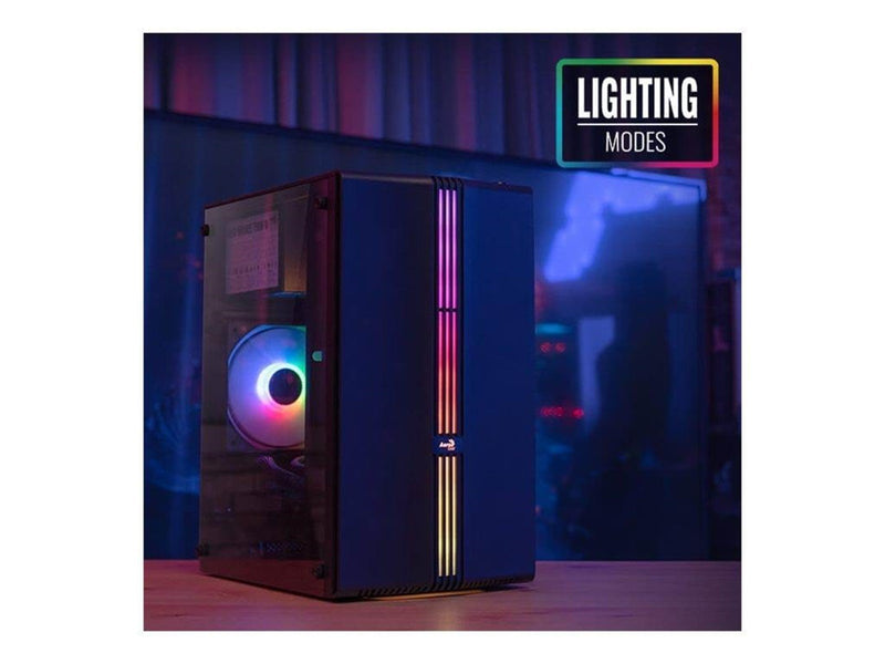 AeroCool PGS Evo - MT - micro ATX - Gehäuse - Tower - Schwarz