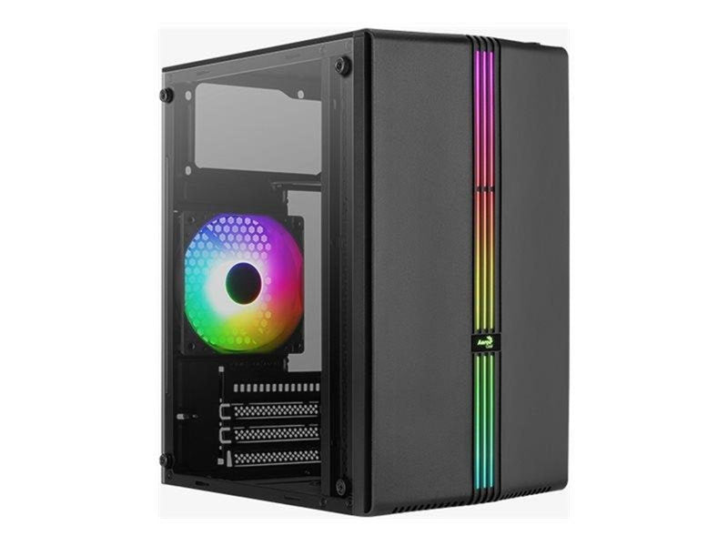 AeroCool PGS Evo - MT - micro ATX - Gehäuse - Tower - Schwarz