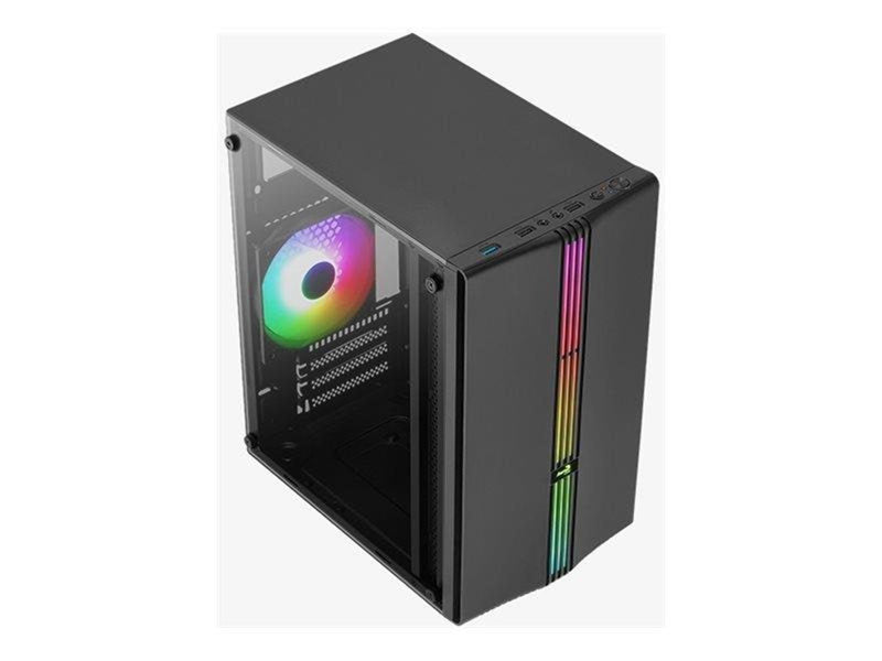 AeroCool PGS Evo - MT - micro ATX - Gehäuse - Tower - Schwarz