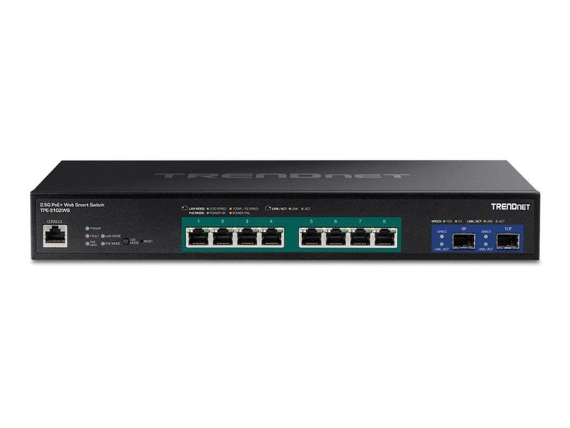 TRENDnet TPE-3102WS 10-Port Multi-Gig Web Smart PoE+ Switch