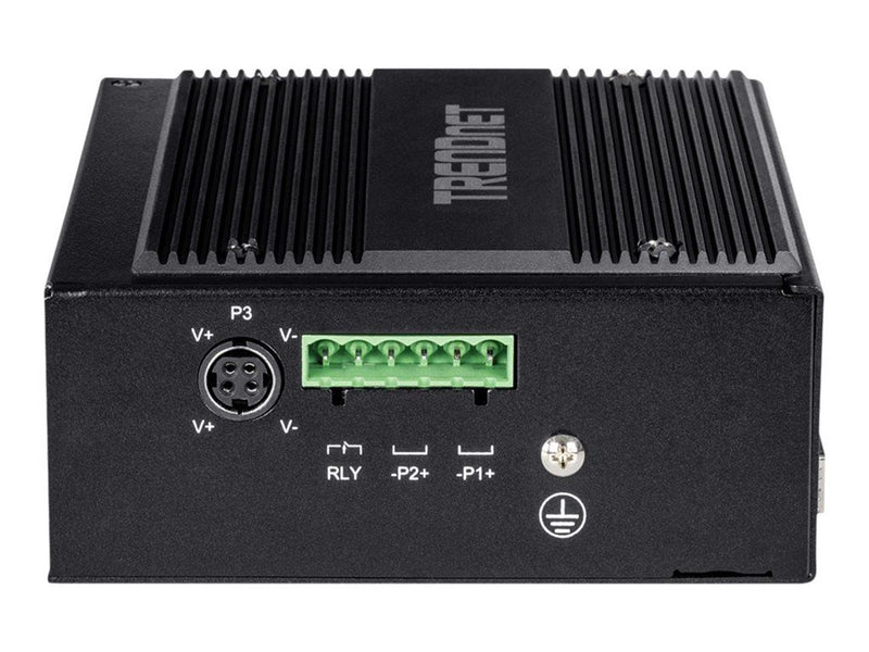 TRENDnet TI-BG104 - switch - industrial - 10 ports - unmanaged - TAA Compliant