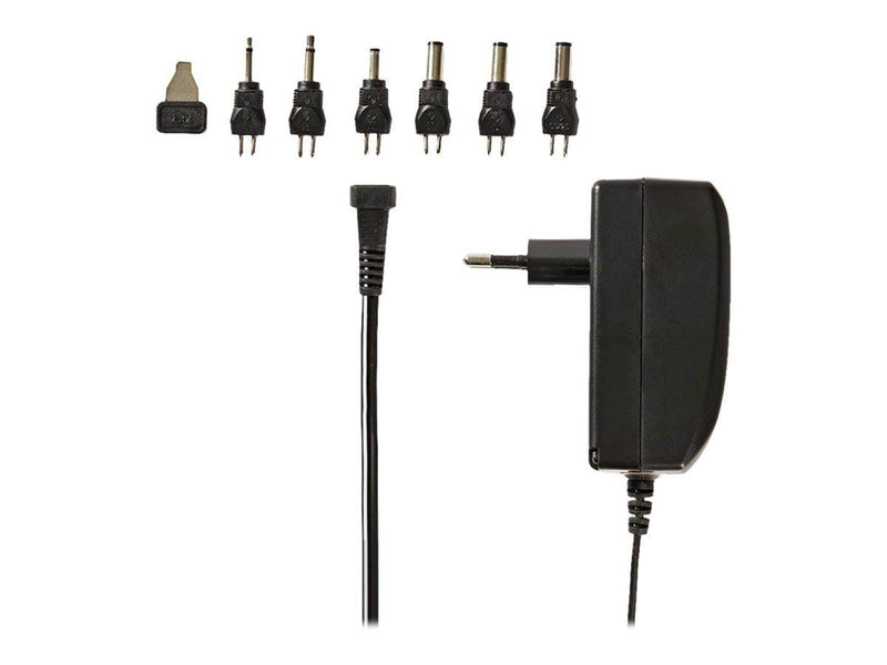 Nedis Universal AC Power Adapter - 24 W | 9 - 24 V DC | 1.80 m | 1.0 A - 1.5 A A | 6 plug(s)