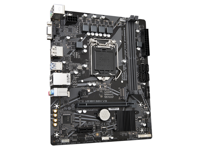 GIGABYTE H510M S2H V3 Mainboard - Intel H510 - Intel LGA1200 socket - DDR4 RAM - Micro-ATX