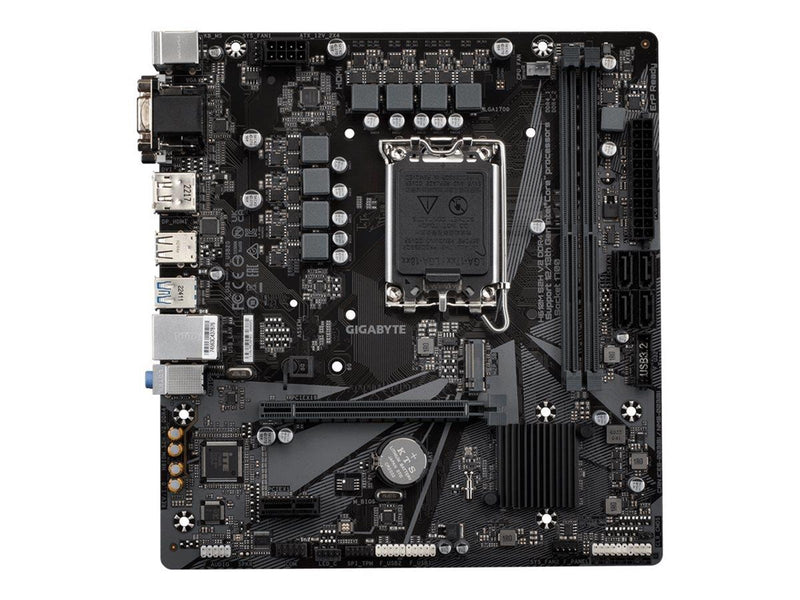 GIGABYTE H610M S2H V2 DDR4 Mainboard - Intel H610 - Intel LGA1700 socket - DDR4 RAM - Micro-ATX