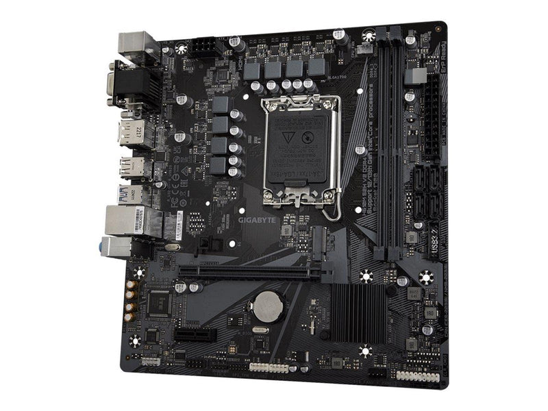 GIGABYTE H610M S2H V2 DDR4 Mainboard - Intel H610 - Intel LGA1700 socket - DDR4 RAM - Micro-ATX