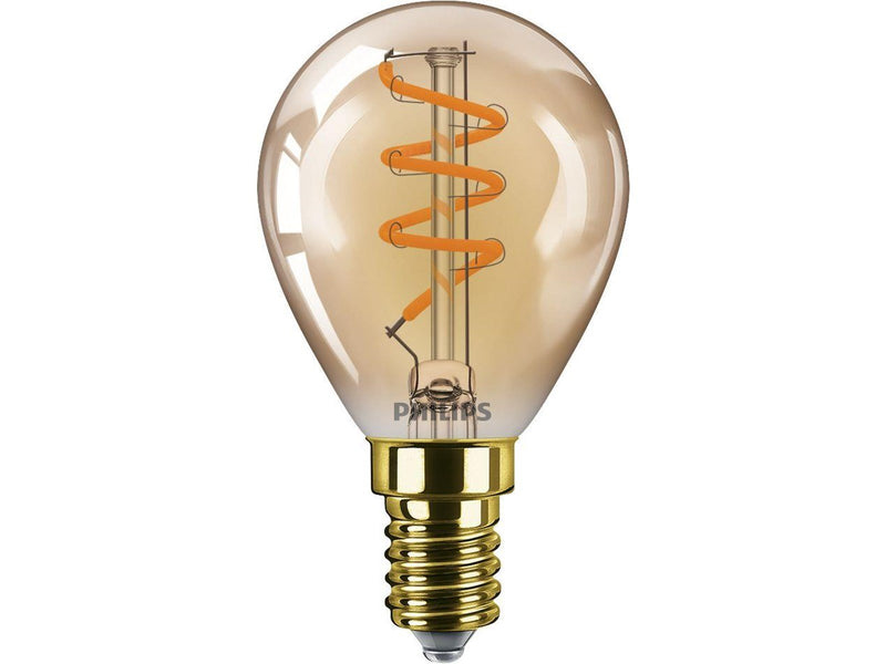 Philips LED-Lampe Mini-ball 3W (25W) Flame Dimmable E14