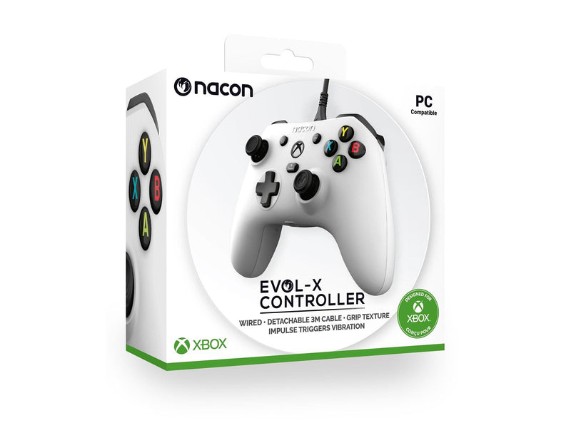NACON Wired Evol-X Official Controller - White - Wired Controller - Microsoft Xbox Series S