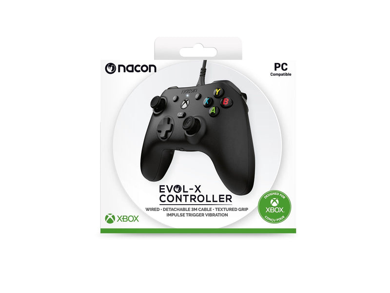 NACON Wired Evol-X Official Controller - Black - Wired Controller - Microsoft Xbox Series S