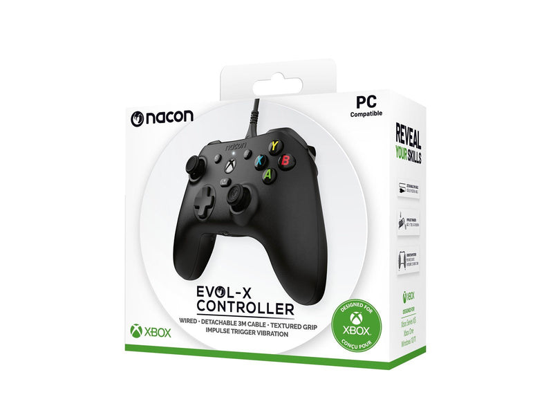 NACON Wired Evol-X Official Controller - Black - Wired Controller - Microsoft Xbox Series S