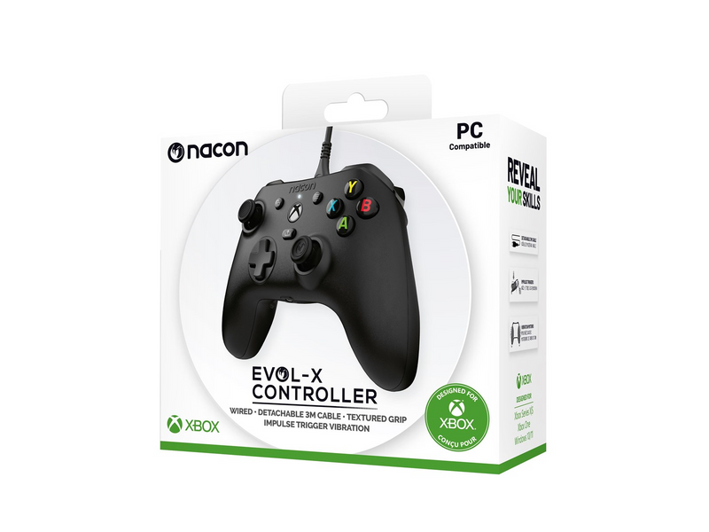NACON Wired Evol-X Official Controller - Black - Wired Controller - Microsoft Xbox Series S
