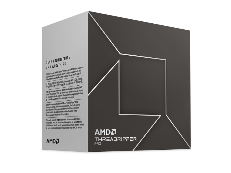AMD Ryzen Threadripper PRO 7965WX CPU - 24 Kerne - 4.2 GHz - AMD sTR5 - AMD Boxed (ohne Kühler)