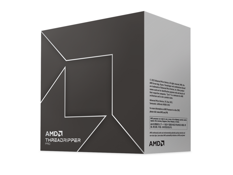 AMD Ryzen Threadripper PRO 7965WX CPU - 24 Kerne - 4.2 GHz - AMD sTR5 - AMD Boxed (ohne Kühler)