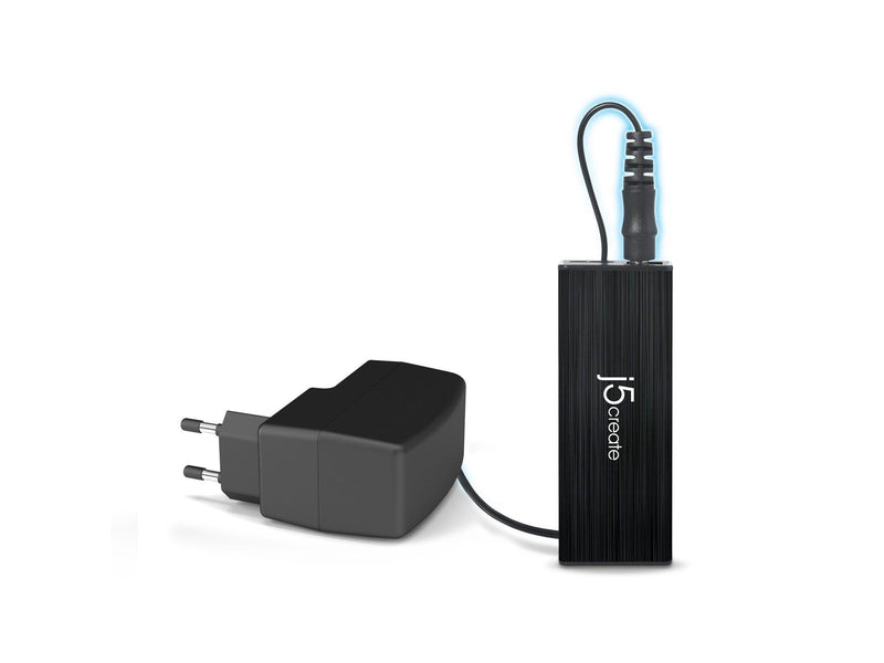 j5create 4-Port USB3.0 Mini Hub USB-Hubs - USB 3.0 - 4 - Schwarz