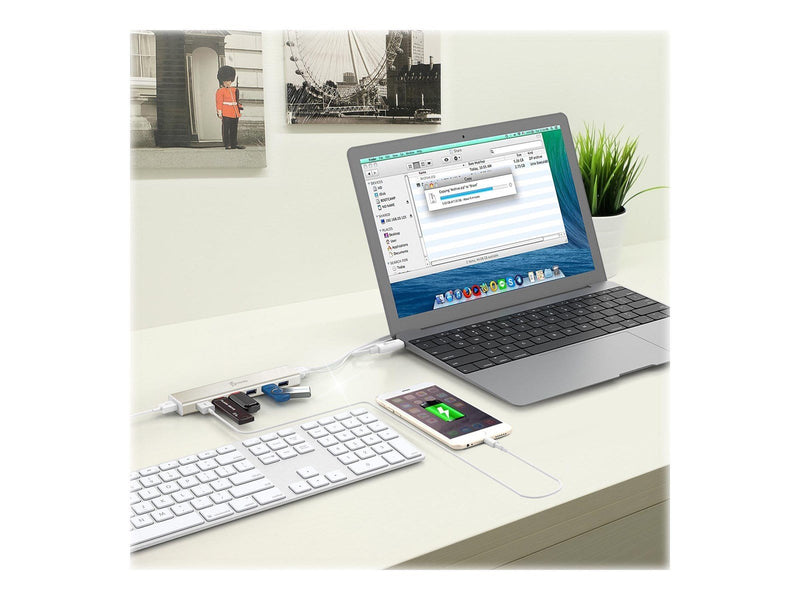 j5create 7-Port USB3.0 Hub USB-Hubs - USB 3.1 - 7 - Gold