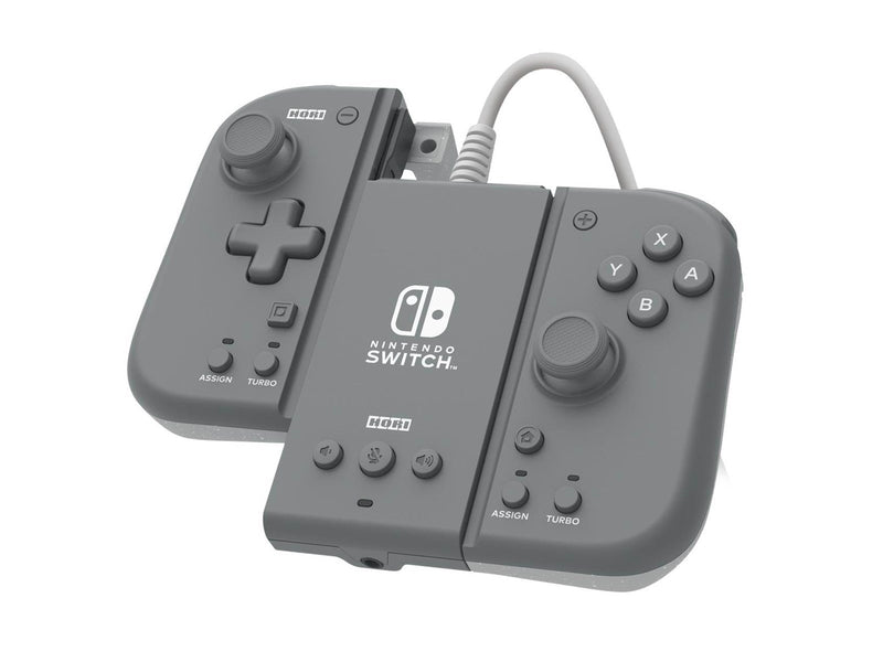 HORI Split Pad Compact Attachment Set (Slate Grey) - Wired Controller - Nintendo Switch