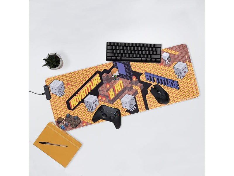 Paladone Minecraft Light Up Desk Mat