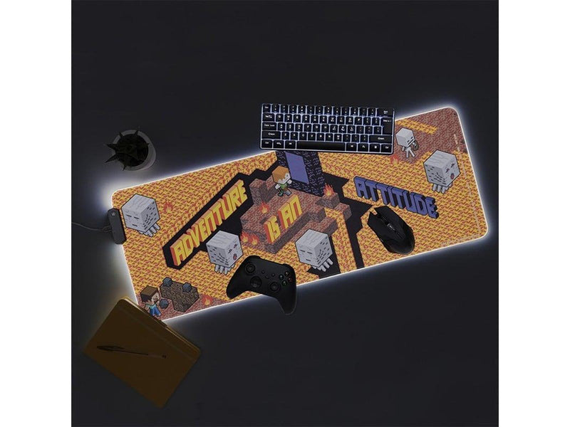 Paladone Minecraft Light Up Desk Mat