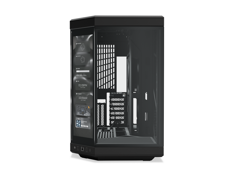HYTE Y70 Touch - 4K Display - Gehäuse - Miditower - Schwarz