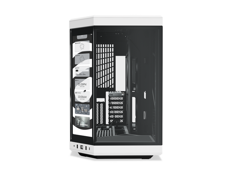 HYTE Y70 Touch - 4K Display - Gehäuse - Miditower - Weiß