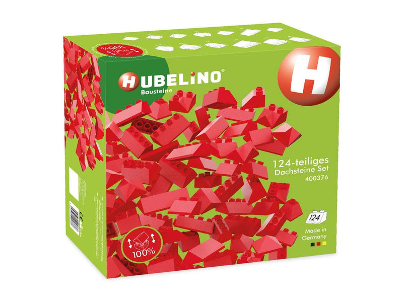 Hubelino Roof tile set Building blocks 124dlg.