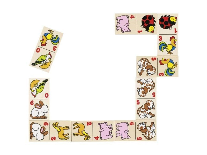 Goki Domino Animals 28 Stones