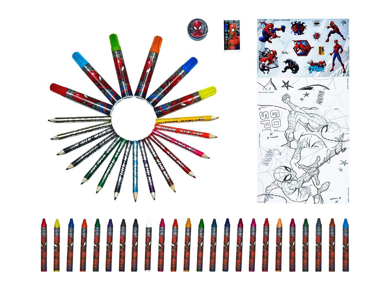 Marvel Spiderman Colouring case 51 pcs.