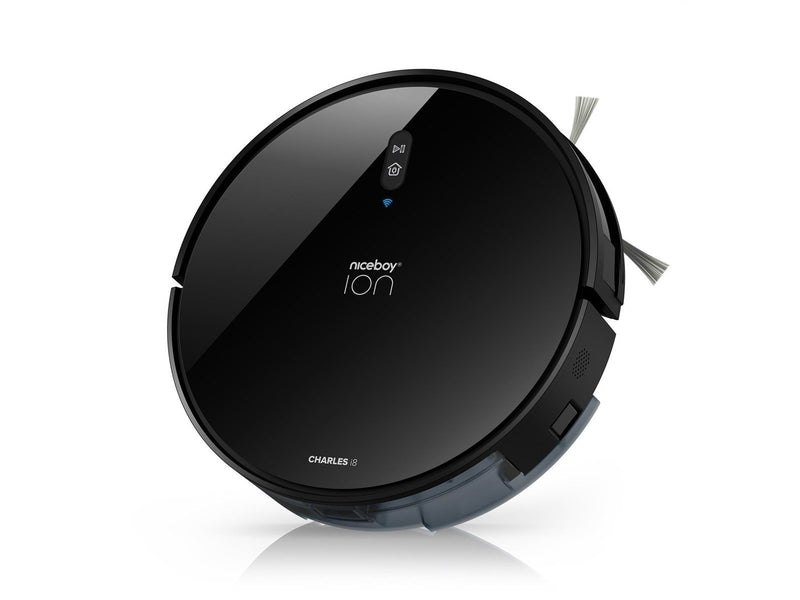 Niceboy Roboter Staubsauger ION Charles i8 2-i-1 Robotstøvsuger og Gulvvasker