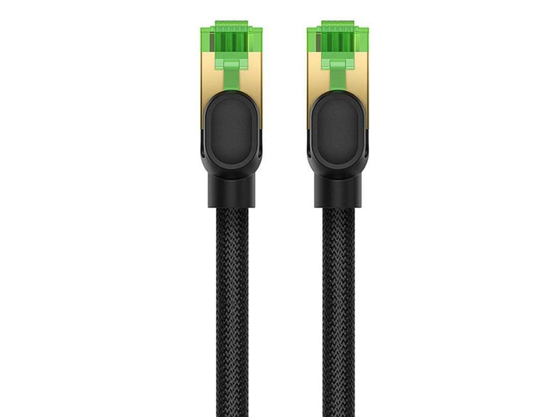 Baseus Braided network cable cat.8 Ethernet RJ45 40Gbps 10m (black) - Schwarz - 10 meter