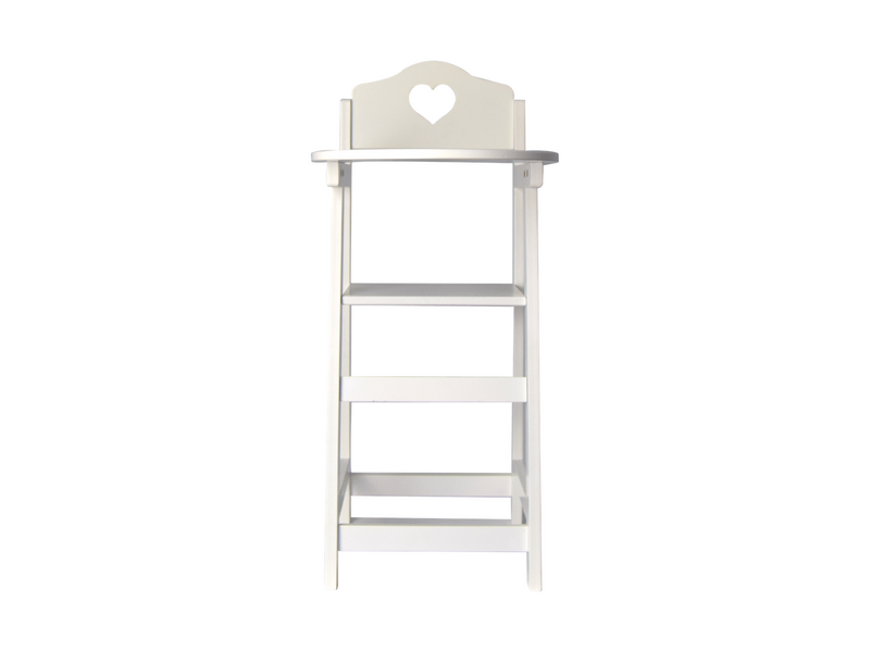 Happy Friend Wooden Doll High Chair
