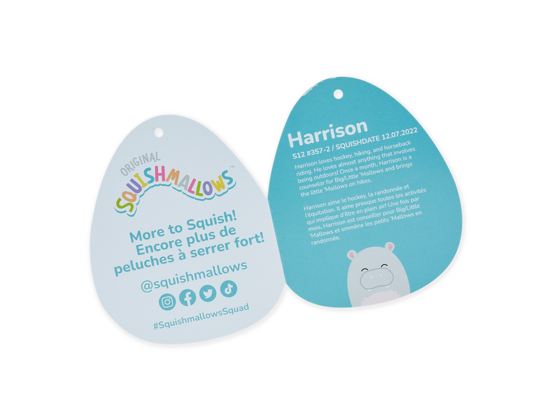 Squishmallows Harrison Hippo