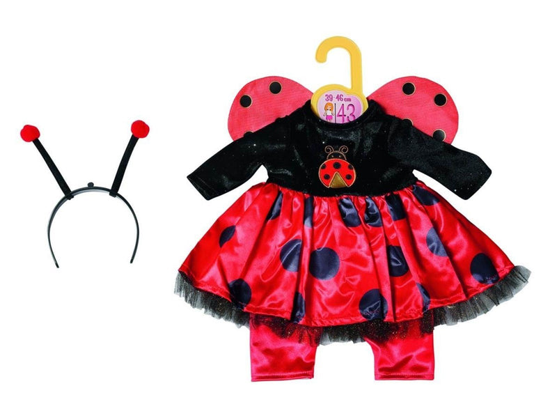 Dolly Moda Costume Lady Bug 43cm