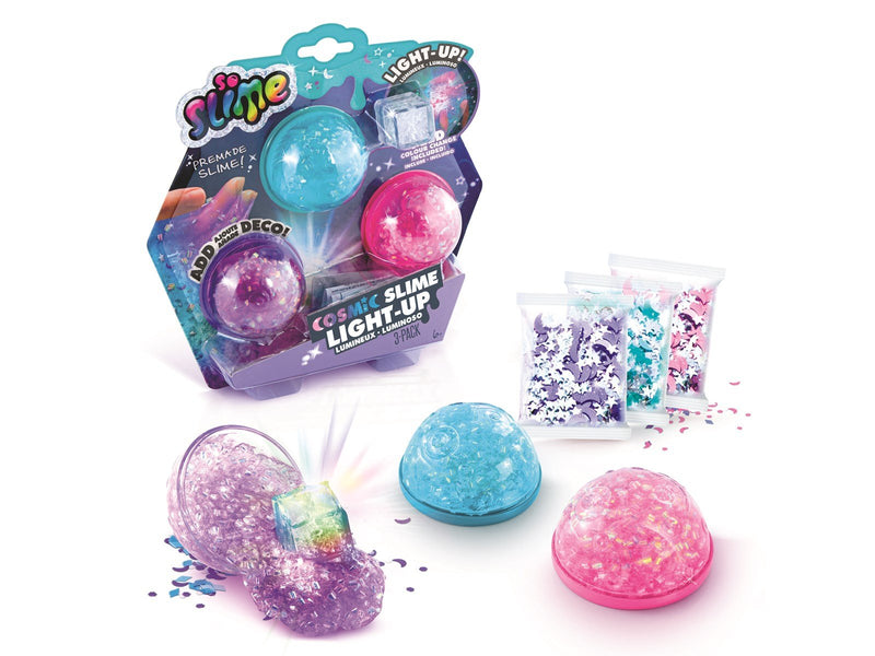 So Slime Light Up Cosmic Crunch 3 Pack