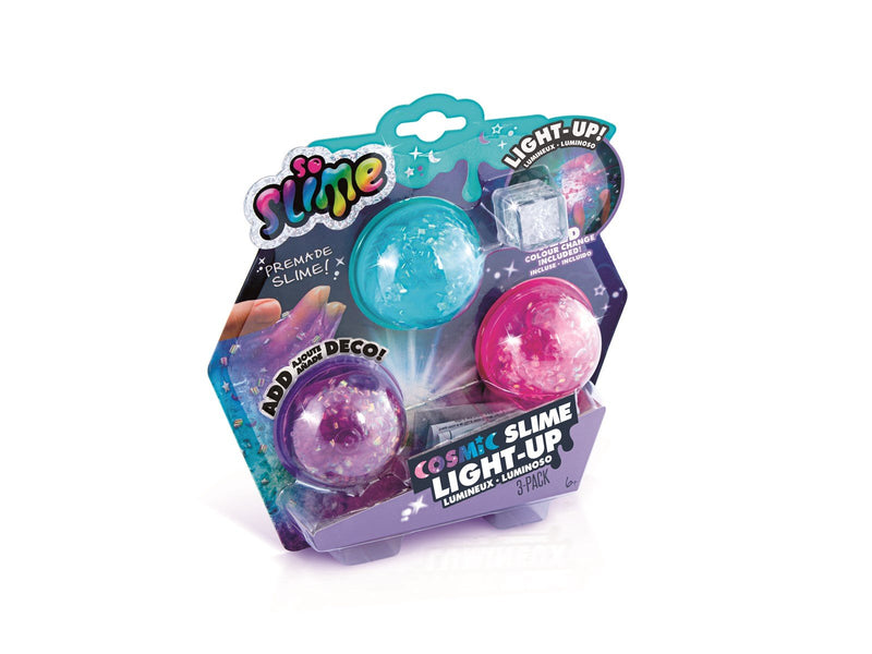So Slime Light Up Cosmic Crunch 3 Pack