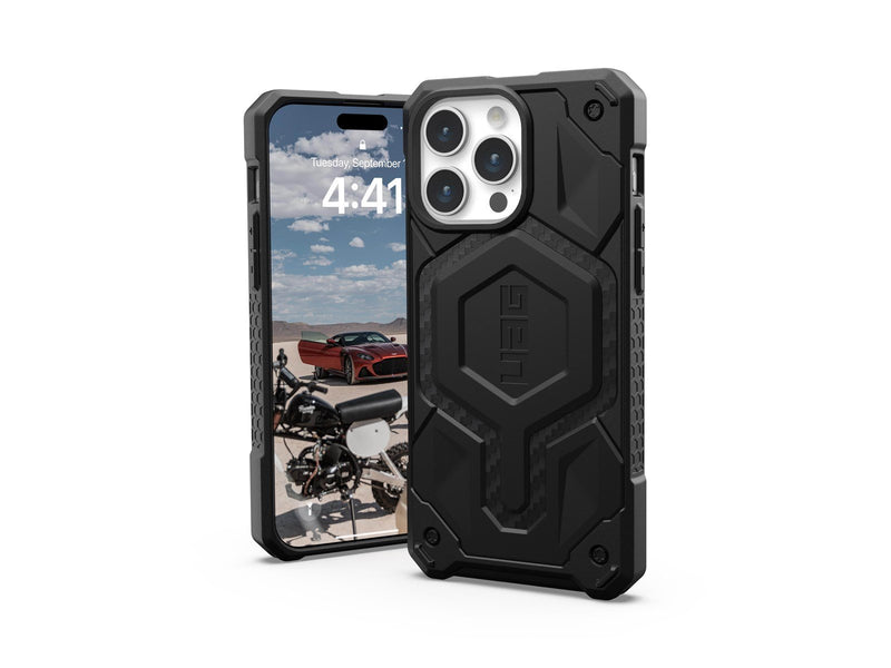 UAG Monarch Pro MagSafe - carbon fiber - iPhone 15 Pro Max