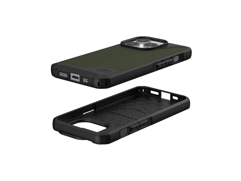 UAG Metropolis LT MagSafe - kevlar olive - iPhone 15 Pro