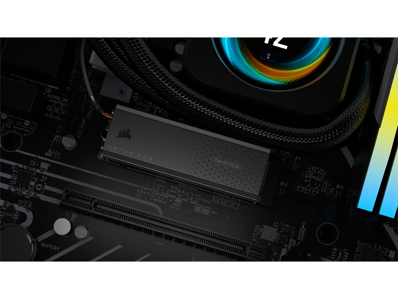 Corsair MP700 Pro SSD - 1TB - Mit Kühlkörper - M.2 2280 - PCIe 5.0