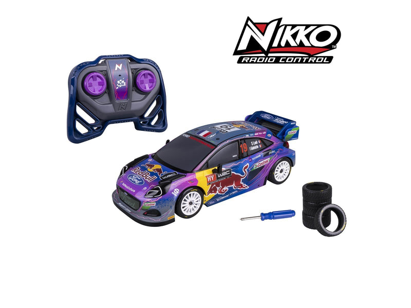 Nikko RC M-Sport Ford Puma with extra tyres (28cm) Loeb