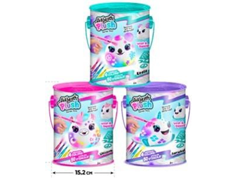 Airbrush Plush Squish Pals Paint Can