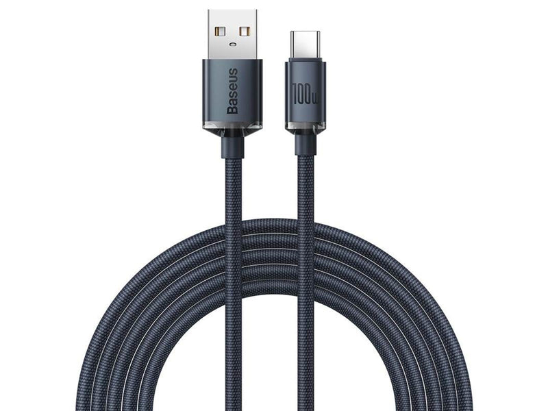 Baseus Crystal Shine cable USB to USB-C 100W 1.2m (black)