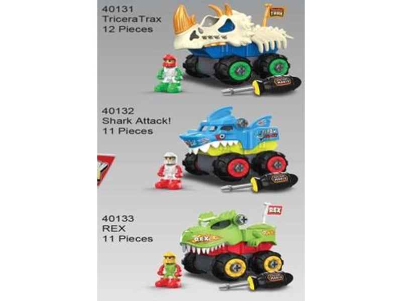 Machine Maker Monster Trucks 3 asst.