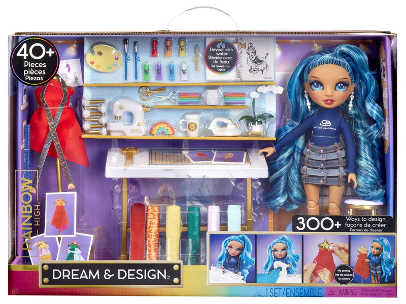 Rainbow High Dream & Design Fashion Studio Playset w/ Skyler Doll