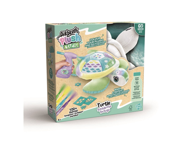 Airbrush Plush Turtle