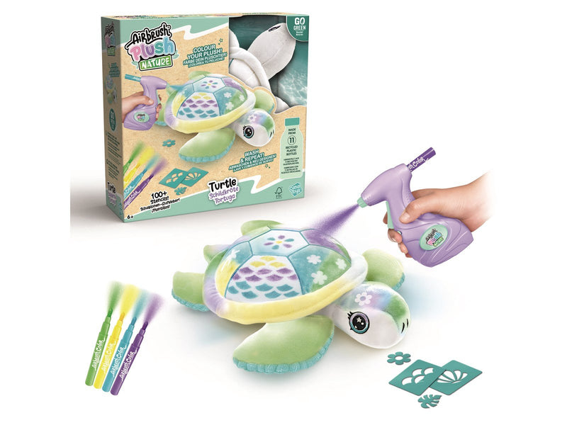 Airbrush Plush Turtle
