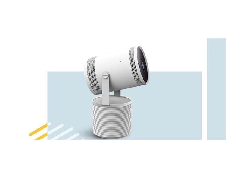 Samsung Projektoren The Freestyle SP-LFF3CLAX - 2nd Generation - DLP projector - portable - 802.11a/b/g/n/ac wireless / AirPlay