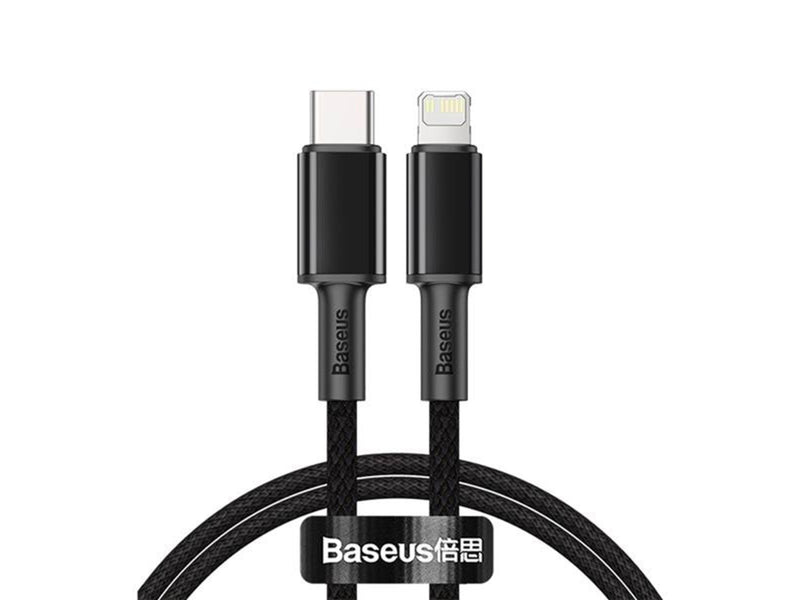 Baseus High Density Braided Cable Type-C to Lightning PD 20W 1m (Black)